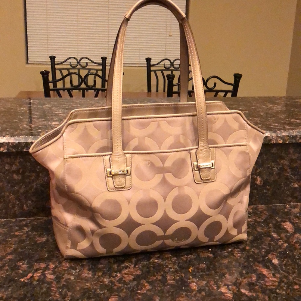 Coach purse canvas